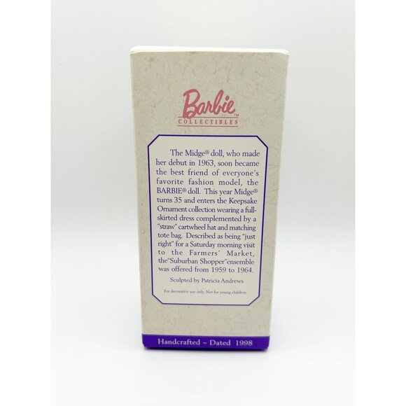 Hallmark Keepsake Spring Ornament Suburban Shopper Midge 35th Anniversary 1998 - Picture 3 of 7